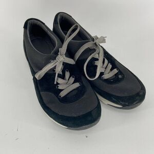 Dansko Low Top Black Gray Lace Up Comfort Sneaker Shoe womens 39